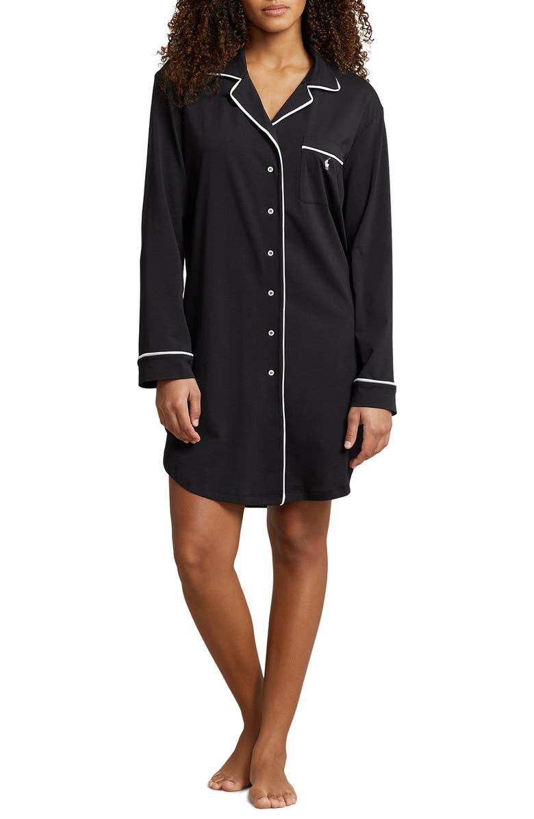 Polo Ralph Lauren Cotton Blend Sleepshirt, Main, color, 