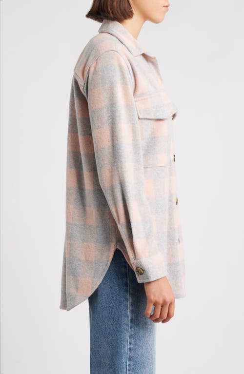 Beachlunchlounge Taelyn Buffalo Plaid Oversize Button-up Shirt In Multi