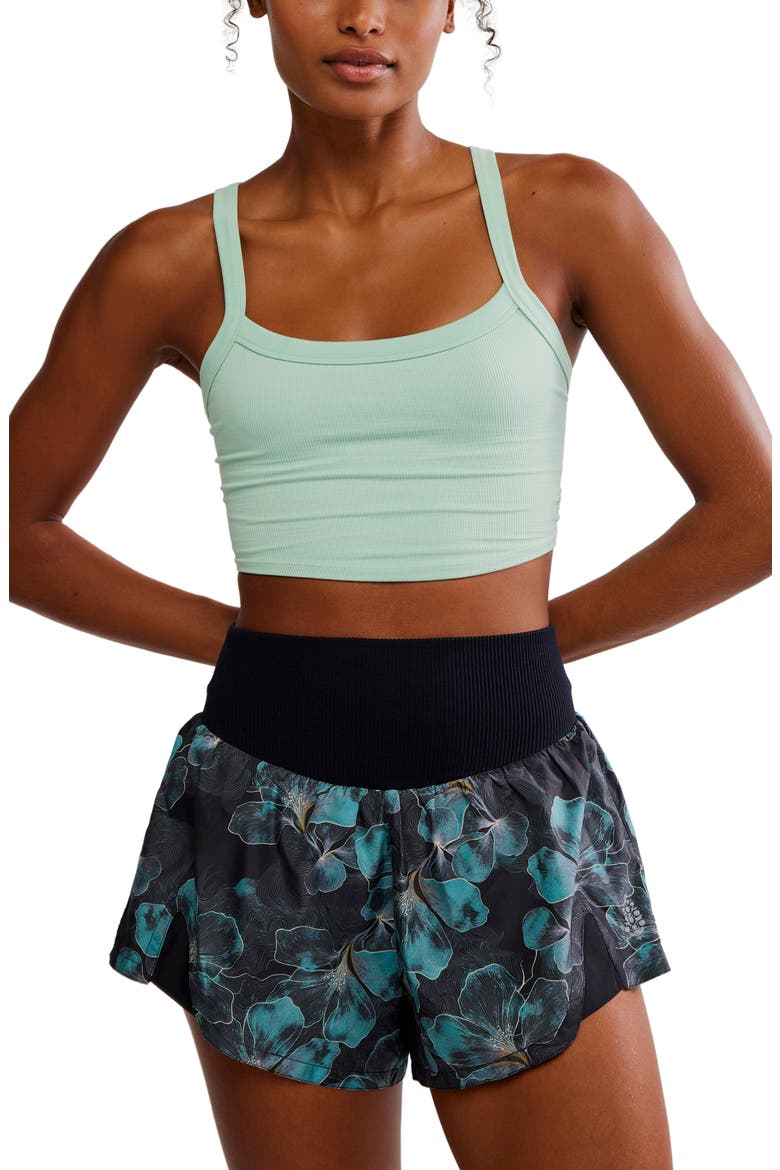 FP Movement Carpe Diem Stripe Shorts, Alternate, color, MIDNIGHT FLORAL COMB