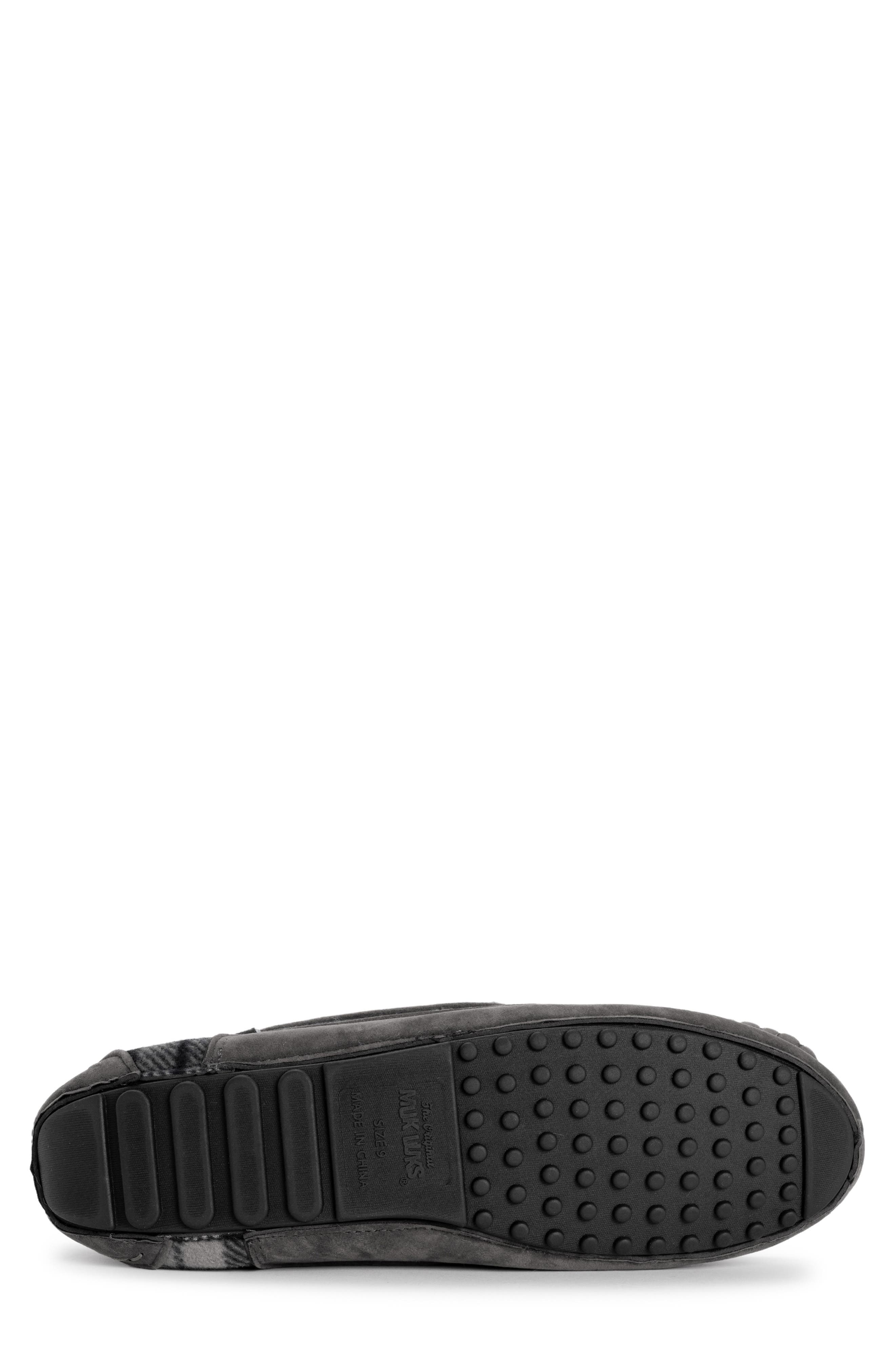 MUK LUKS Emmett Faux Shearling Lined Slipper, Alternate, color, Grey