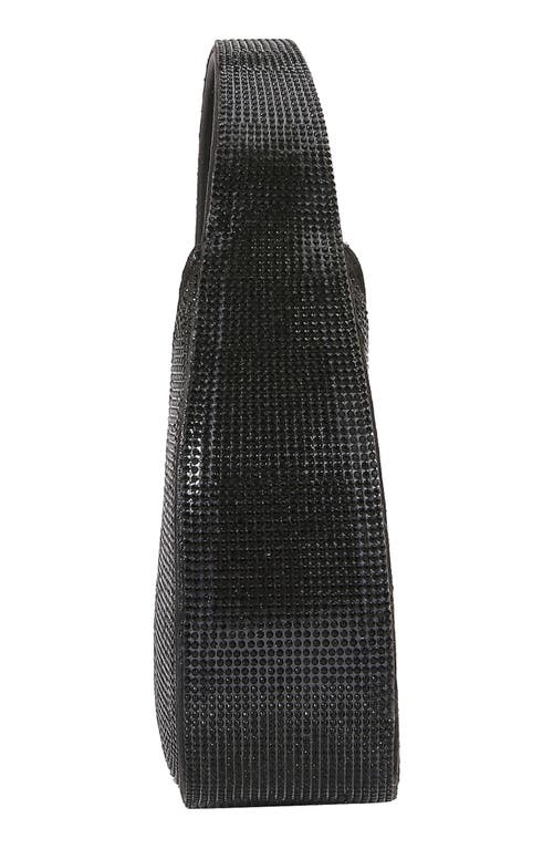 Berness Rhinestone Circle Bag In Black