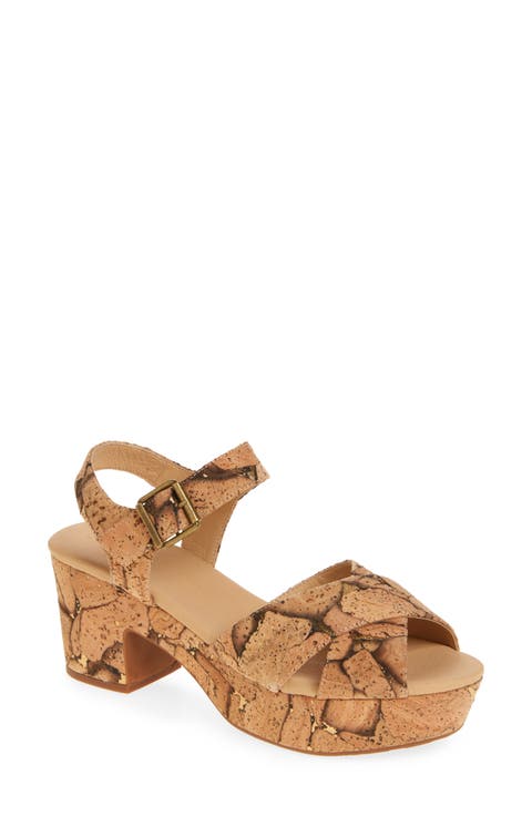 Cork Platform Sandal (Women)