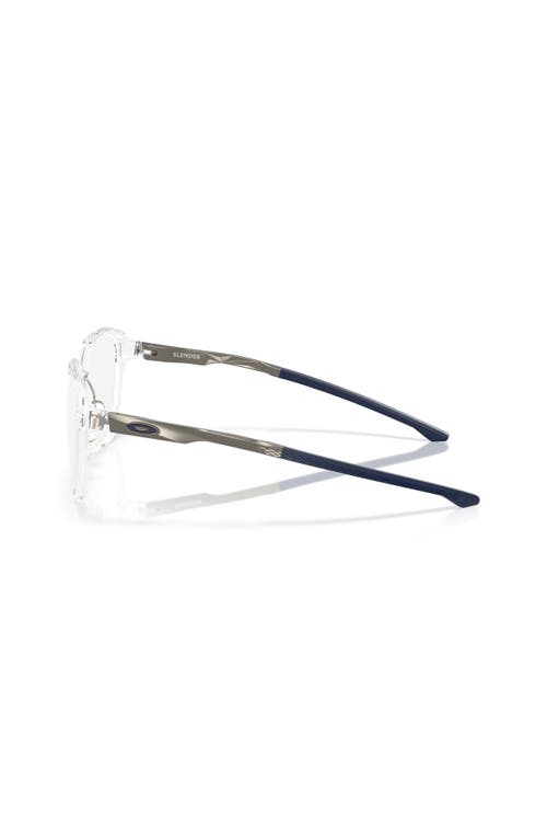 Oakley 57mm Square Optical Glasses In Transparent