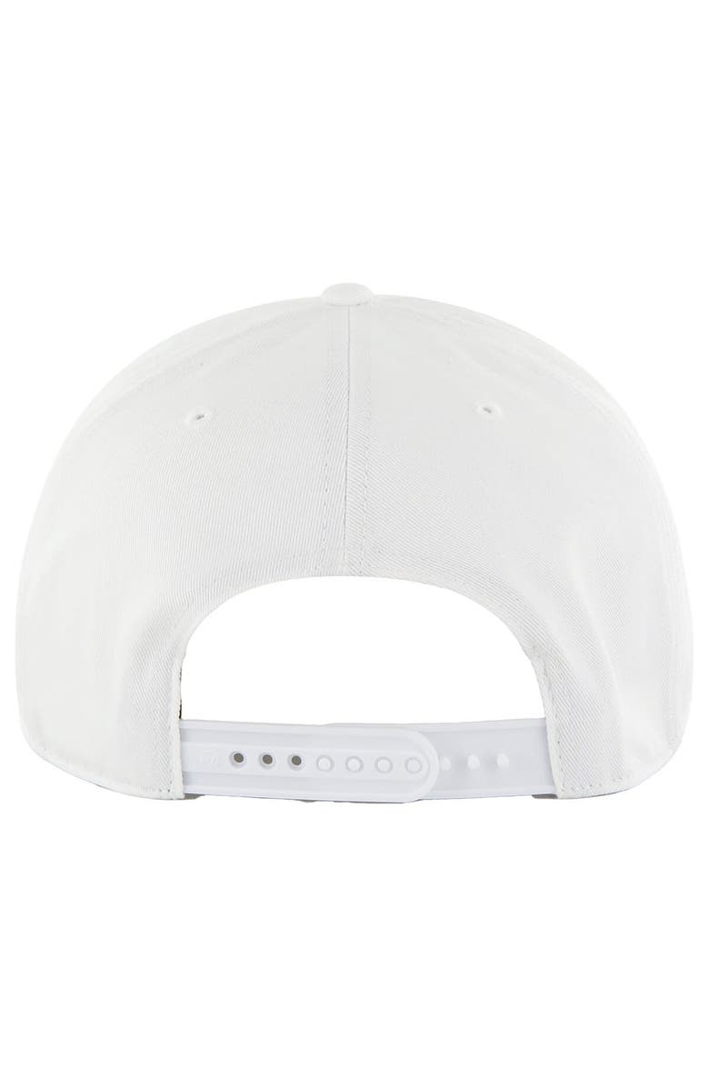 '47 Men's '47 White New England Patriots Roscoe Hitch Rope Adjustable Hat, Alternate, color,