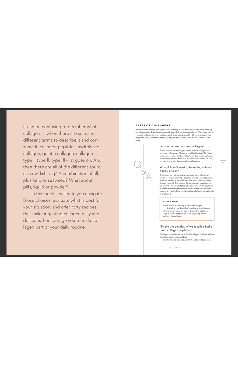 CRUSHED TONIC The Collagen Glow Founder's Cookbook, Alternate, color, Gray/ Neutral