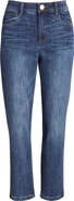 Wit & Wisdom Logan High Waist Ankle Slim Straight Leg Jeans