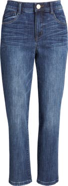 Wit & Wisdom Logan 'Ab'Solution High Waist Ankle Slim Straight Leg Jeans