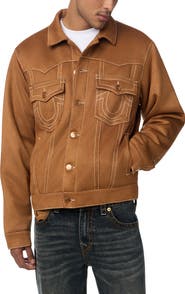 True Religion Big T Jimmy Ultrasuede Jacket