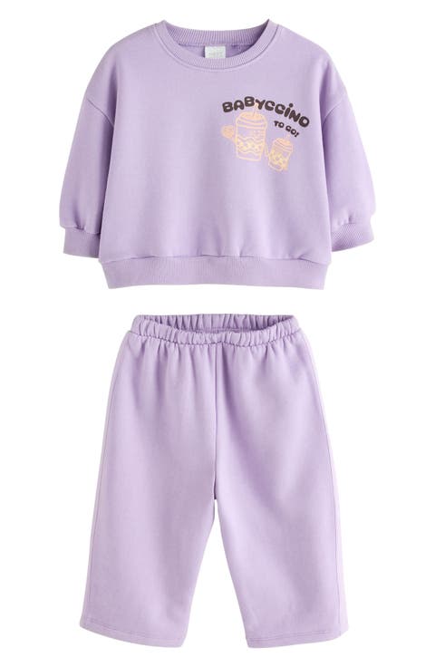 Kids' Babyccino To Go Sweatshirt & Sweatpants Set