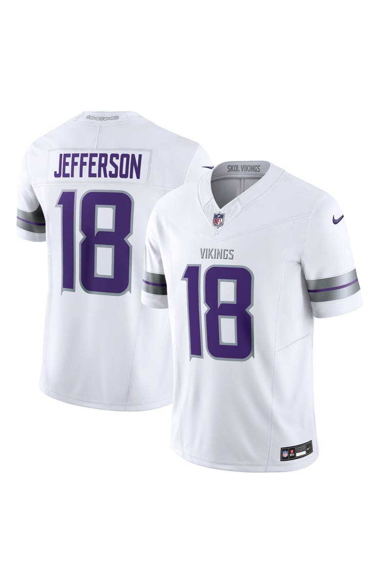 Nike Men's Nike Justin Jefferson White Minnesota Vikings Alternate Vapor F.U.S.E. Limited Jersey, Main, color, White