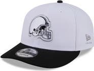 New Era Men's New Era White/Black Cleveland Browns 2026 NFL Draft Pre-Curved 9FIFTY Snapback Hat