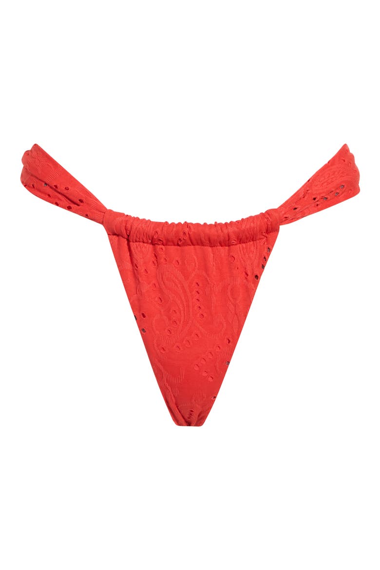 Tropics Bikini Bottoms, Main, color, CHERRY COLA