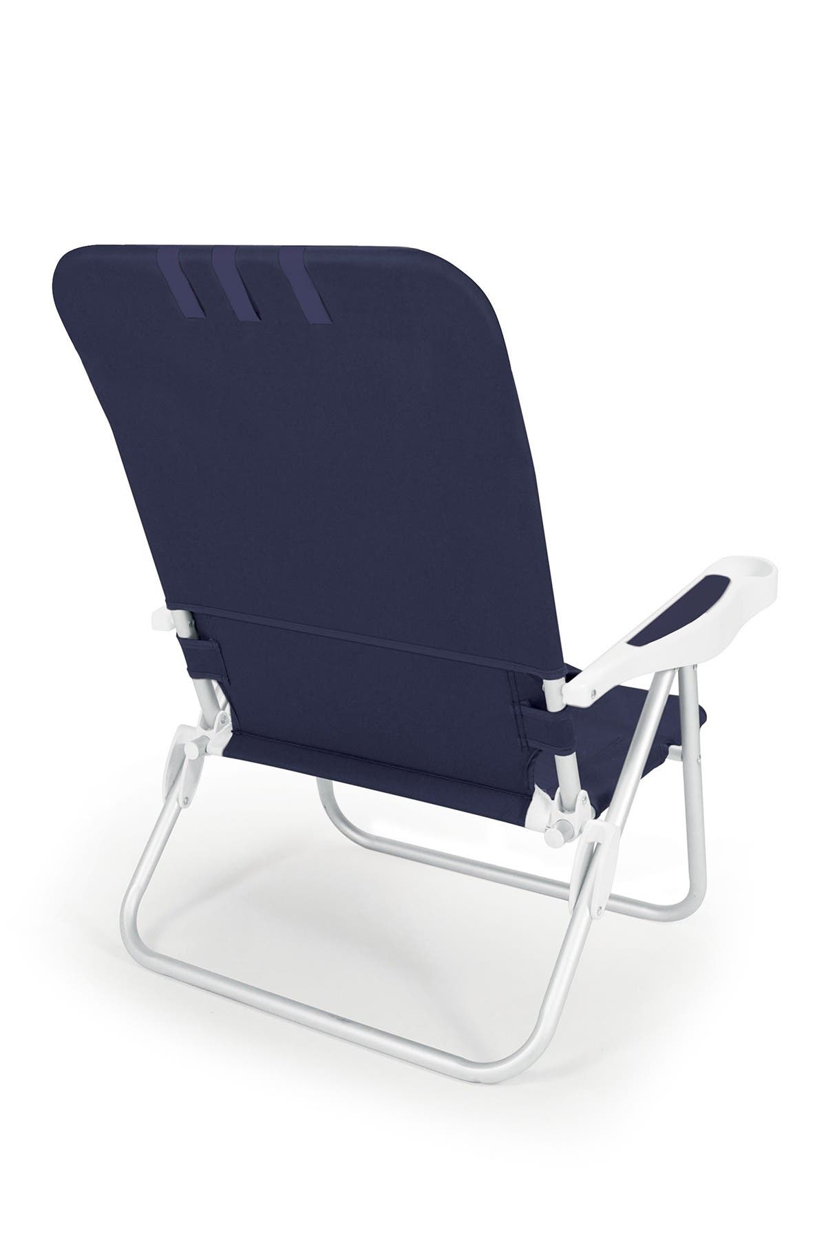Monaco Reclining Beach Backpack Chair, Alternate, color, NAVY