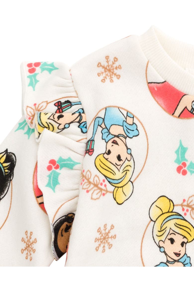 Princess Fleece Sweatshirt and Pants Set, Alternate, color, Tusk Princess