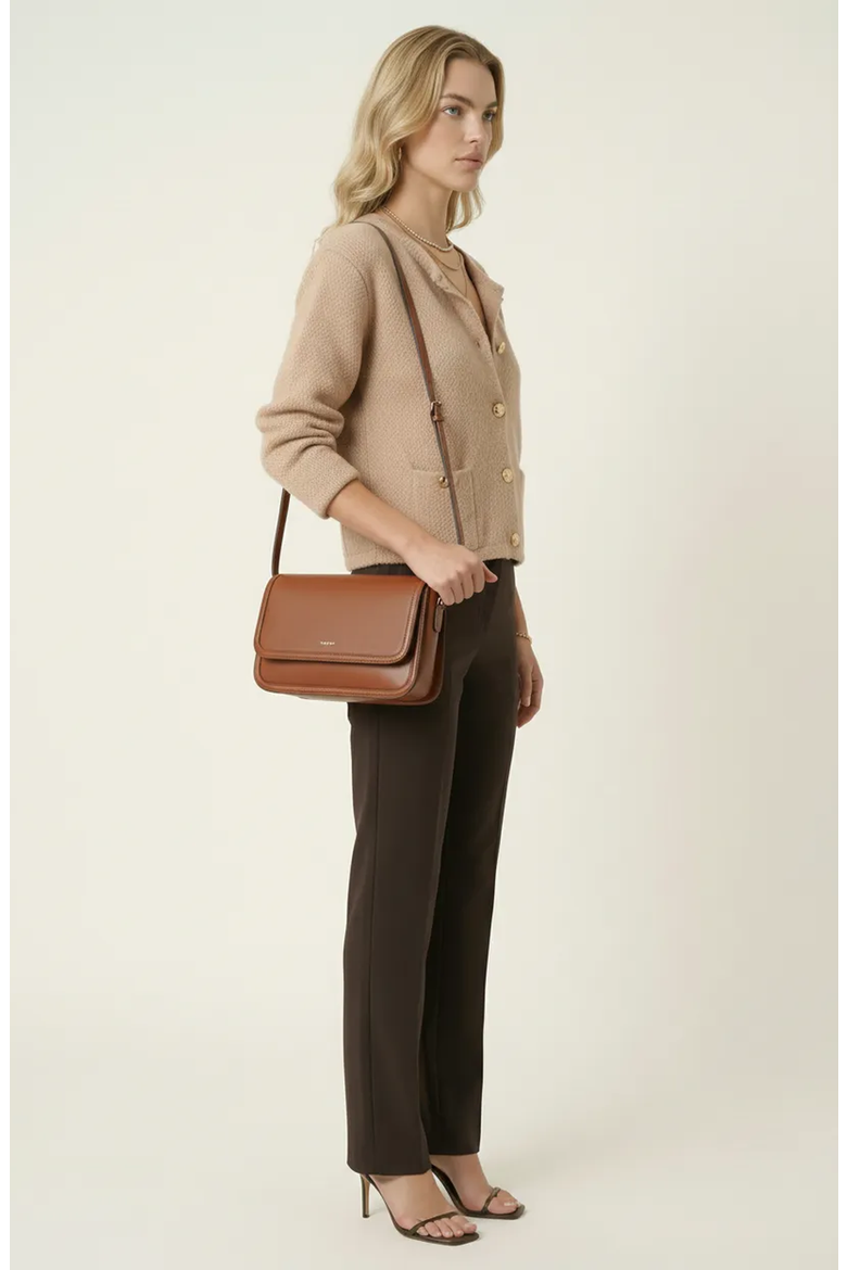 Textured Knit Gold Button-Front Patch-Pocket Cardigan, Alternate, color, Beige