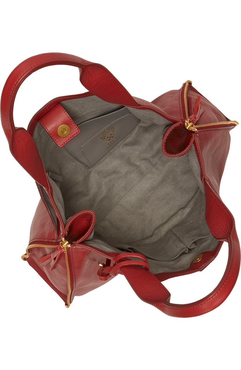 Vince Camuto Corla Leather Tote, Alternate, color, Scarlet Indpeb