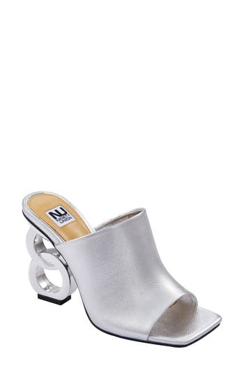 Ninety Union Rumba Slide Sandal In Silver