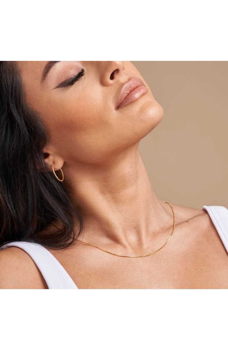 7879 Box Chain Necklace, Alternate, color, Gold 24K