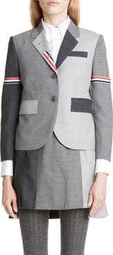 Thom Browne Armband Colorblock Wool Sport Coat