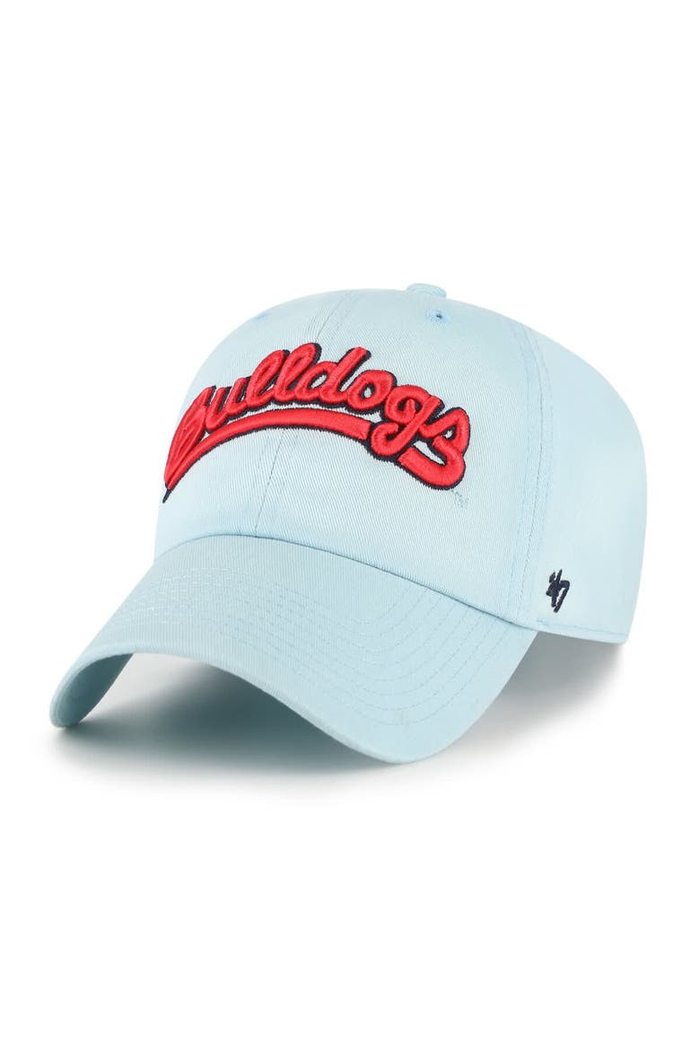 Men's '47 Powder Blue Fresno State Bulldogs Clean Up Adjustable Hat, Main, color, Powder Blue
