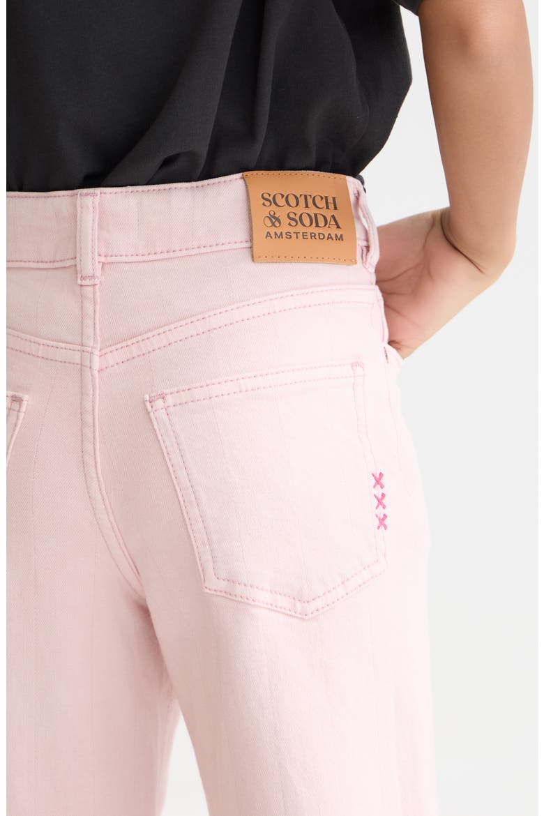 Kids' The Wave Wide Leg Jeans, Alternate, color, LILAC SNOW