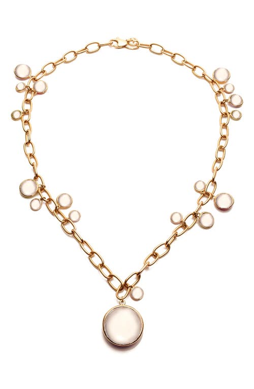 Goshwara Mischief Disc Pendant Necklace In Gold