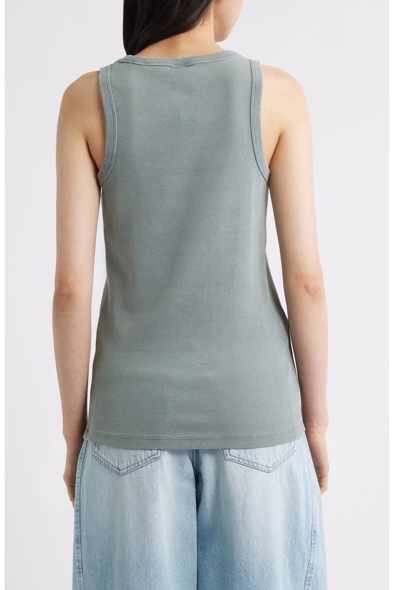 Embellished Cotton Graphic Tank, Alternate, color, TURQ/AQUA