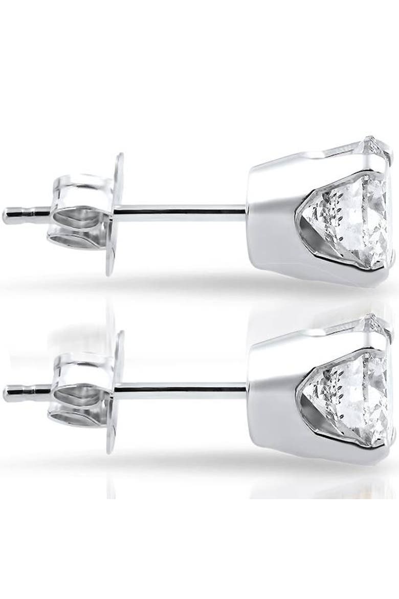 VS .65ct Diamond Studs 14K Gold Lab Grown, Alternate, color, 14k White Gold