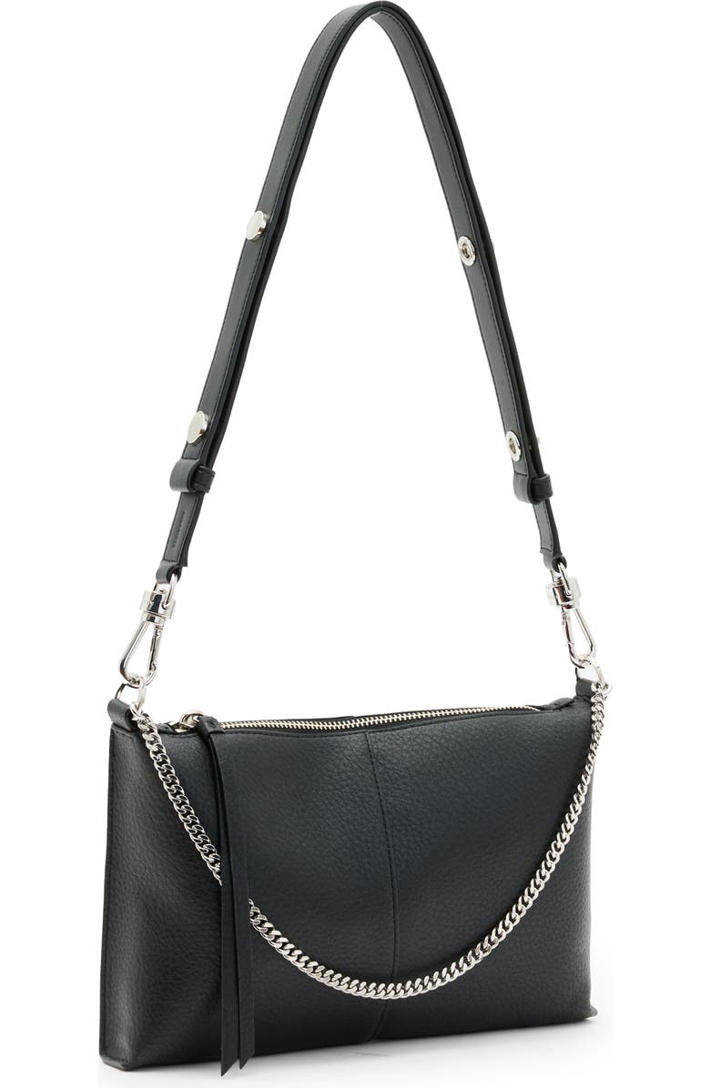 AllSaints Eve Leather Crossbody Bag, Alternate, color,