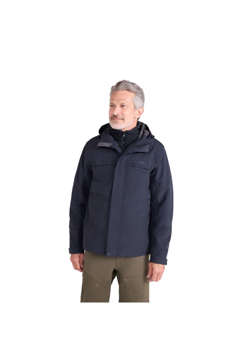 Maple 3 in 1 Waterproof Jacket, Alternate, color, Navy