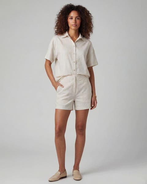Paisley Explosion Womens Tailored Short