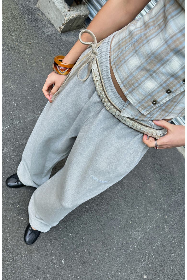 If Harri Wide Leg Pants, Alternate, color, GREY