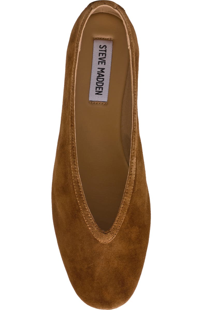 Steve Madden Leni Flat, Alternate, color, Chestnut Suede