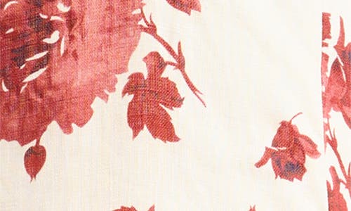 Faithfull The Brand Marais Halter Midi Dress In Cecile Floral - Garnet