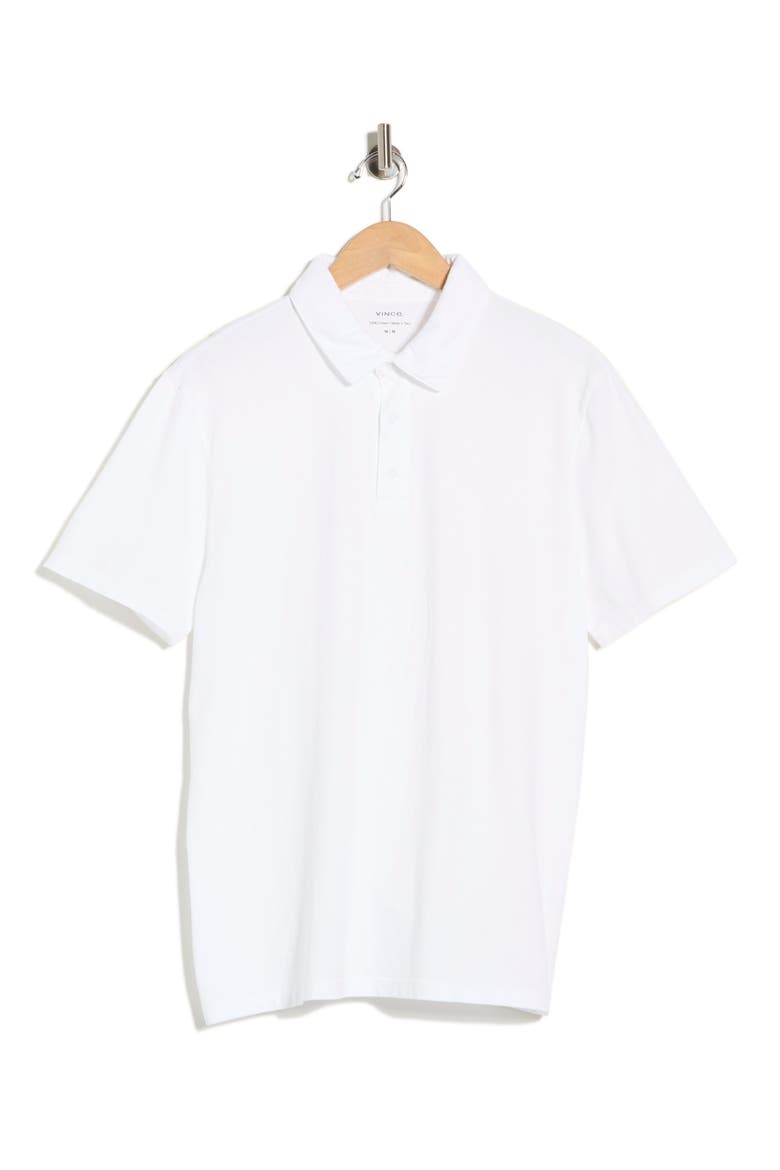 Garment Dyed Cotton Polo, Alternate, color, OPTIC WHITE