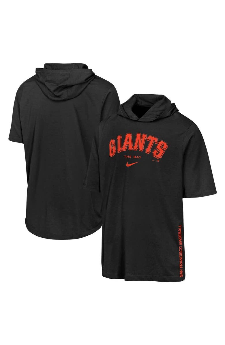 Nike Youth Nike Black San Francisco Giants Dri-FIT Hooded T-Shirt