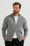 Brunello Cucinelli Cashmere high-neck cardigan with zipper