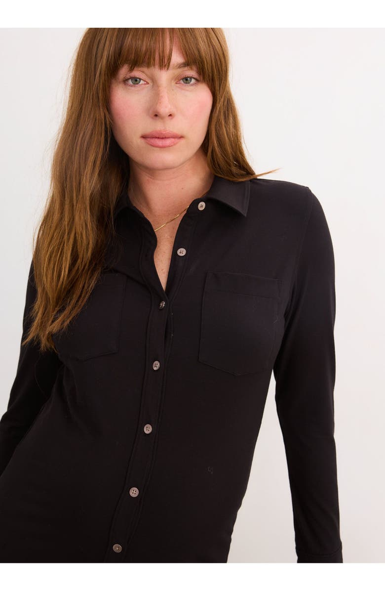 HATCH Collection The Bodyflex Bombshell Nursing Jumpsuit, Alternate, color, Black