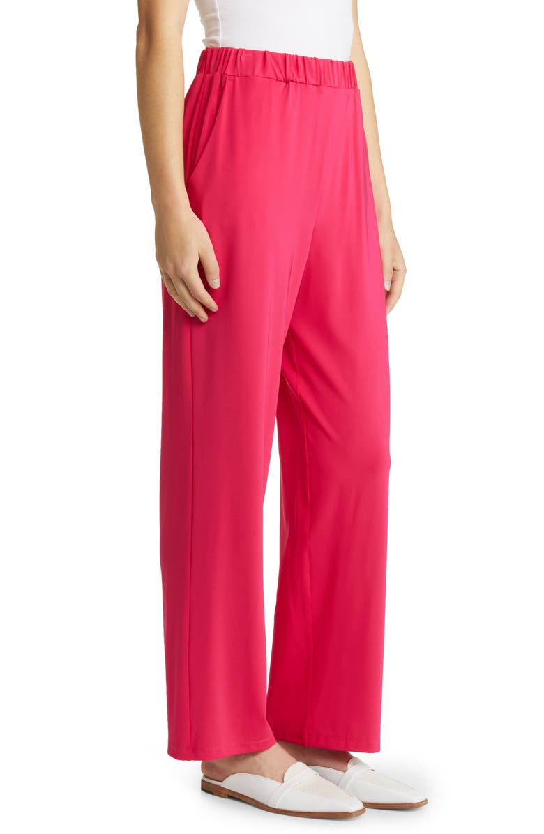 Max Mara Leisure Straight Leg Jersey Trousers, Alternate, color, 