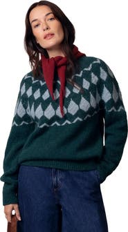 Celtic & Co. Lofty Diamond Yoke Sweater