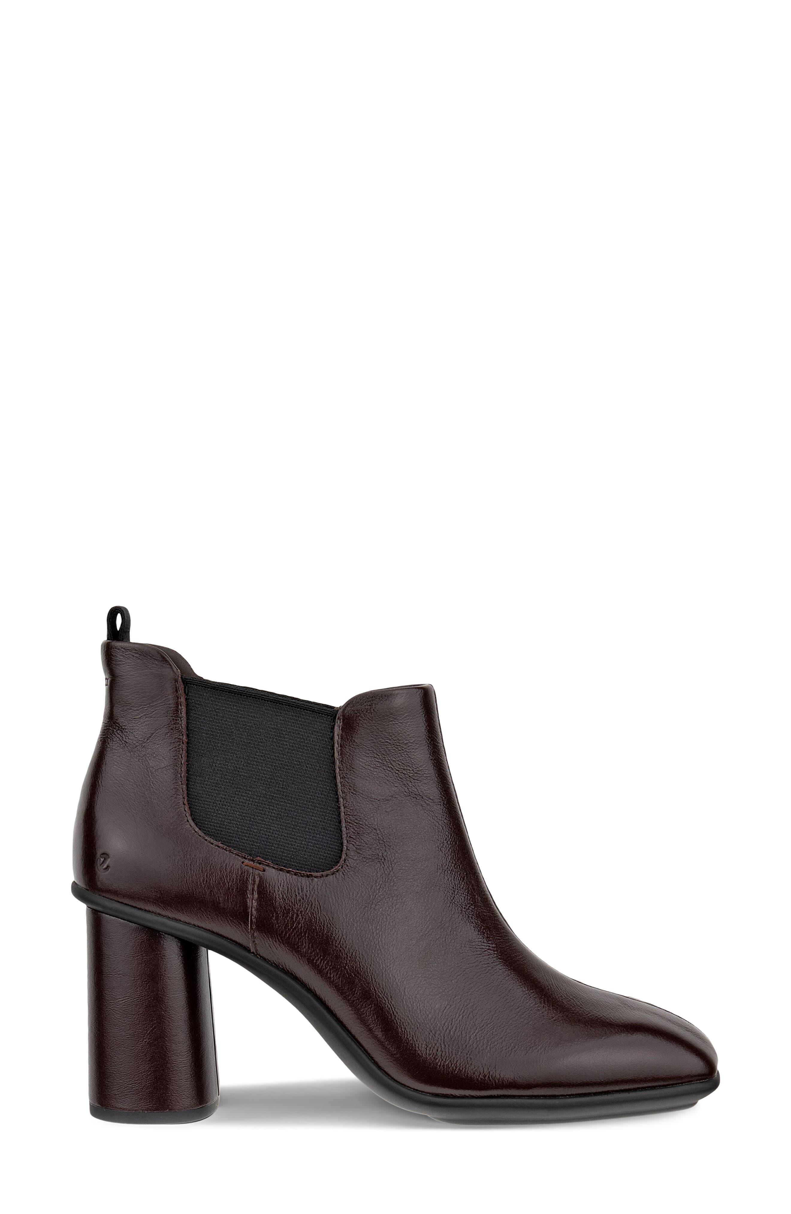 ECCO Sculpted Alba Chelsea Boot, Alternate, color, Garnet