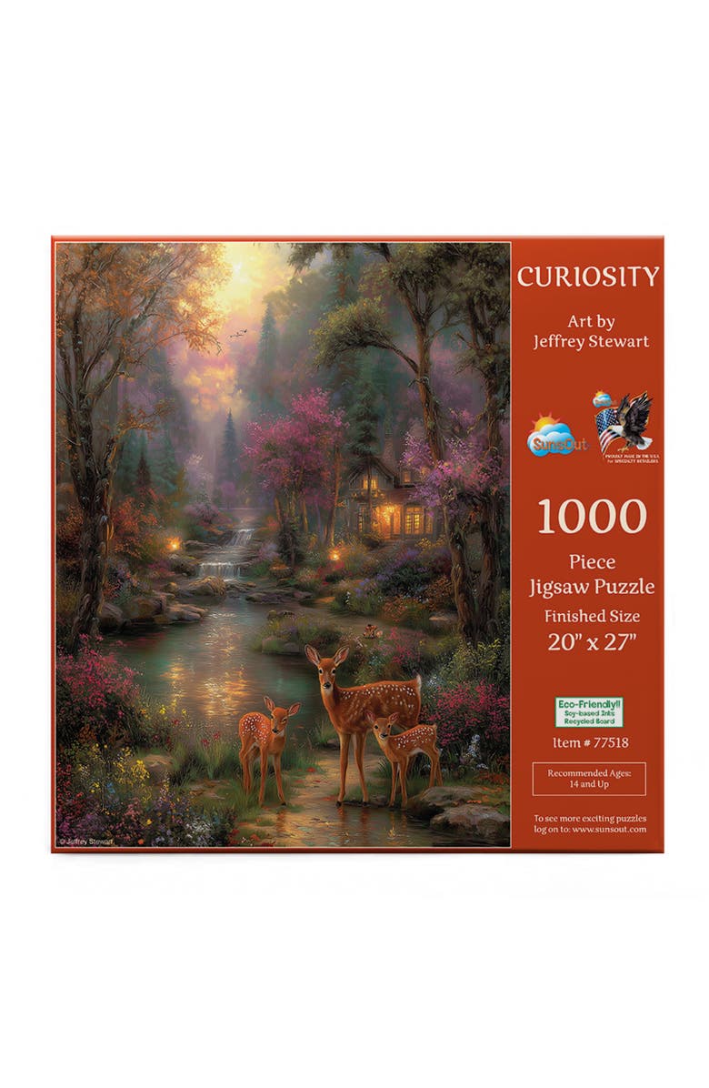 Sunsout Curiosity 1000 piece Jigsaw Puzzle for Adults, Alternate, color, Multicolor