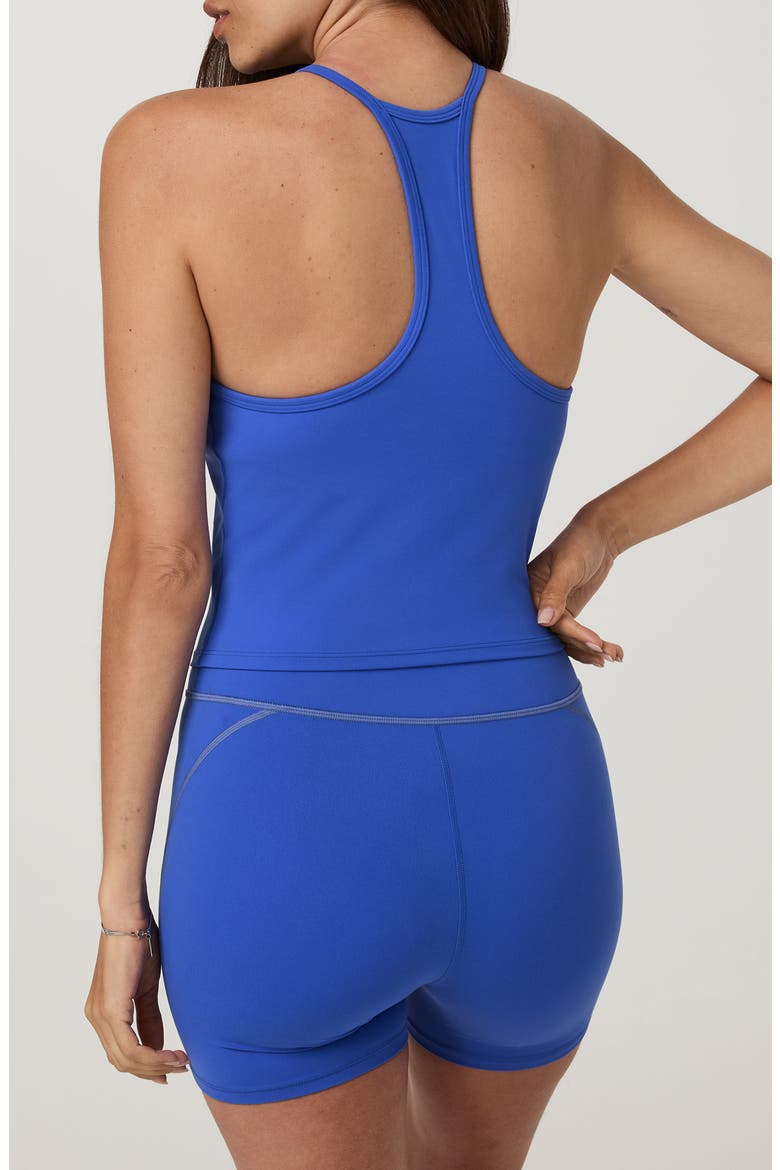 Allthefeels Linework Performance Tank, Alternate, color, ELECTRIC BLUE