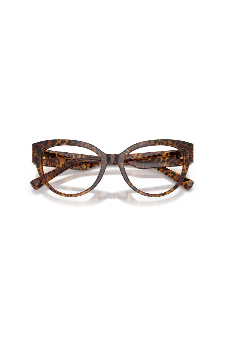 52mm Cat Eye optical glasses, Alternate, color, Brown