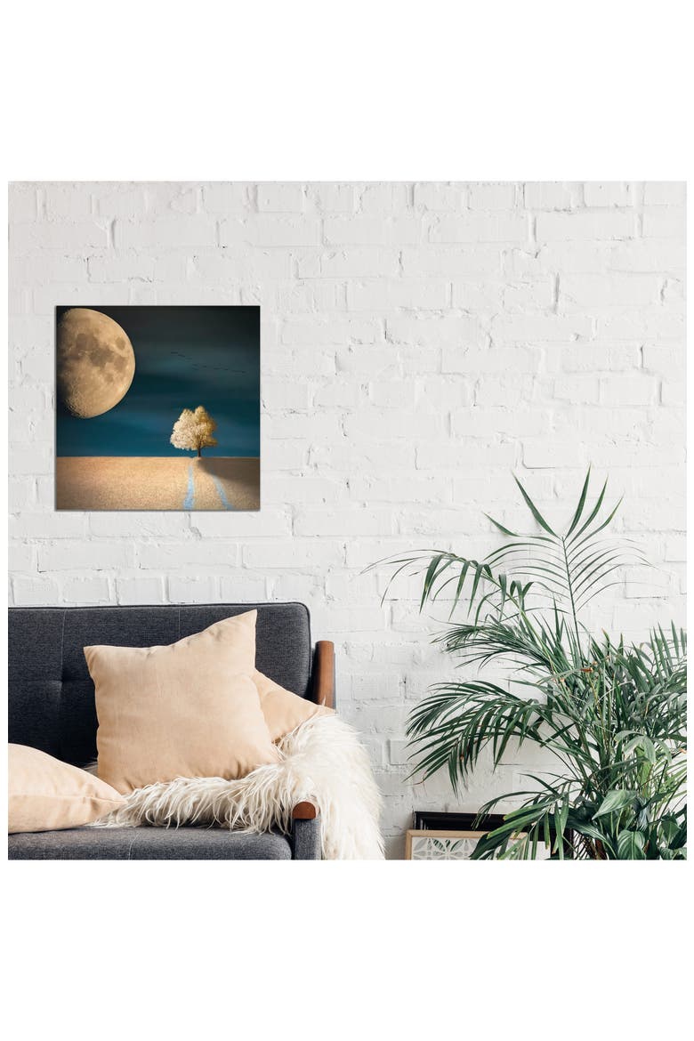 GMO Art Print by Piotr Krol, 12"x12", Alternate, color, BLUE/ GREEN