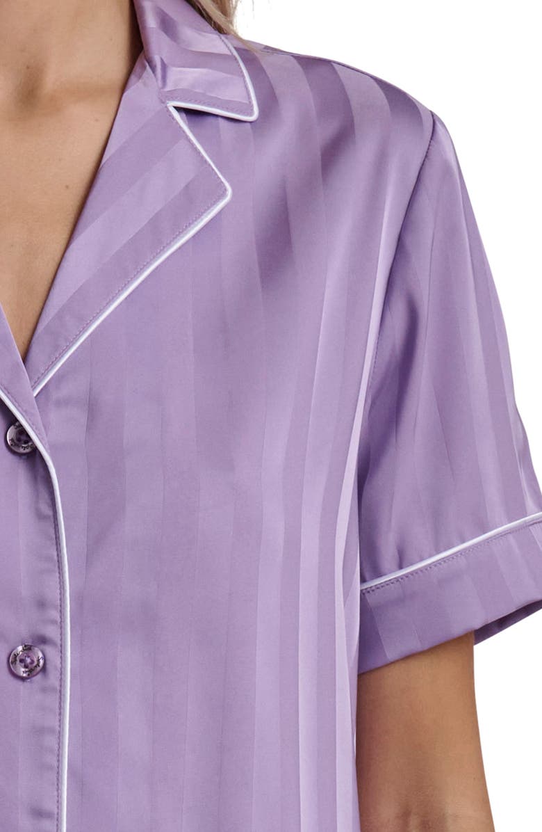 Splendid Stripe Satin Boxer Short Pajamas, Alternate, color,