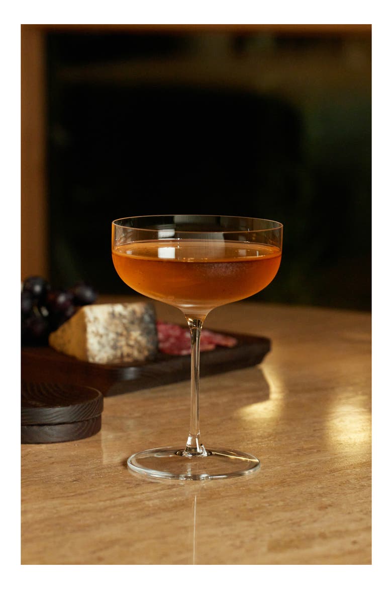 Set of 4 The Coupe Cocktail Glasses, Alternate, color, CLEAR