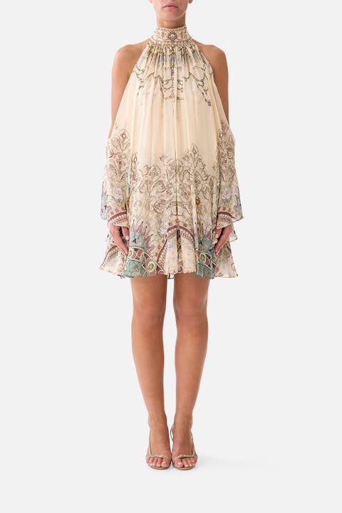 Cold Shoulder Short Dress