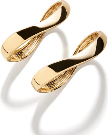 Tiana Set of 2 Wavy Bangle Bracelets