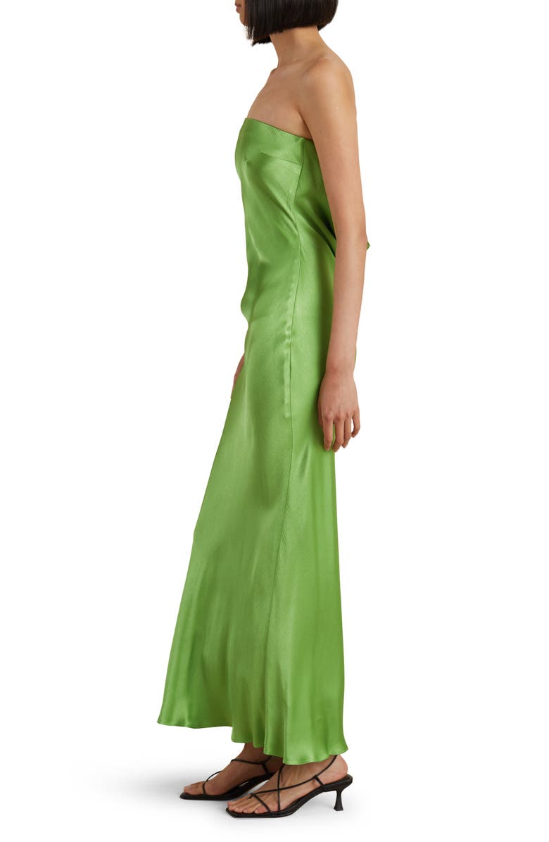 Bec + Bridge Strapless Satin Maxi Dress, Alternate, color,